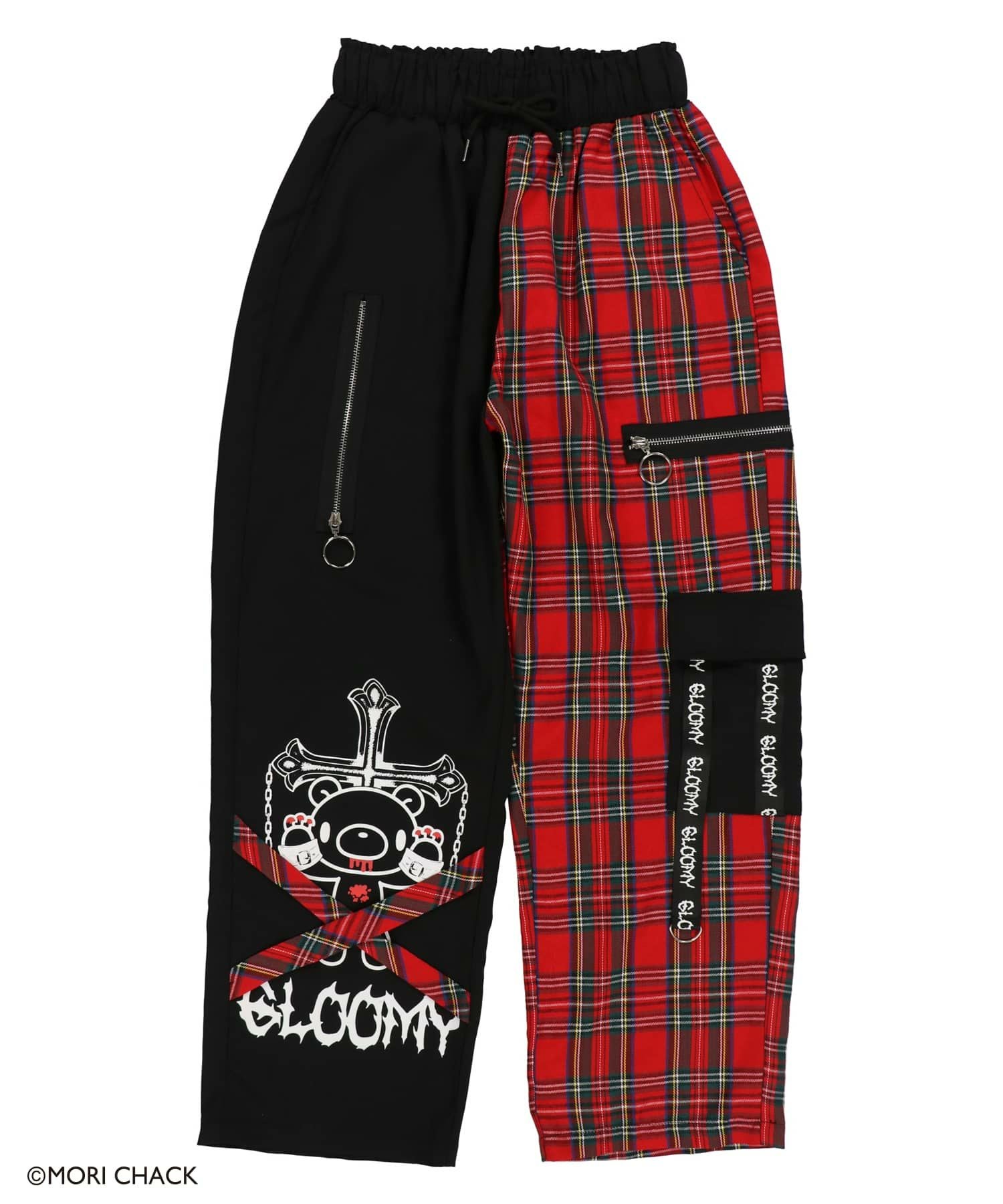 29%OFF】『グルーミー×SPINNS 』 バイカラーチェックパンツ | SPINNS