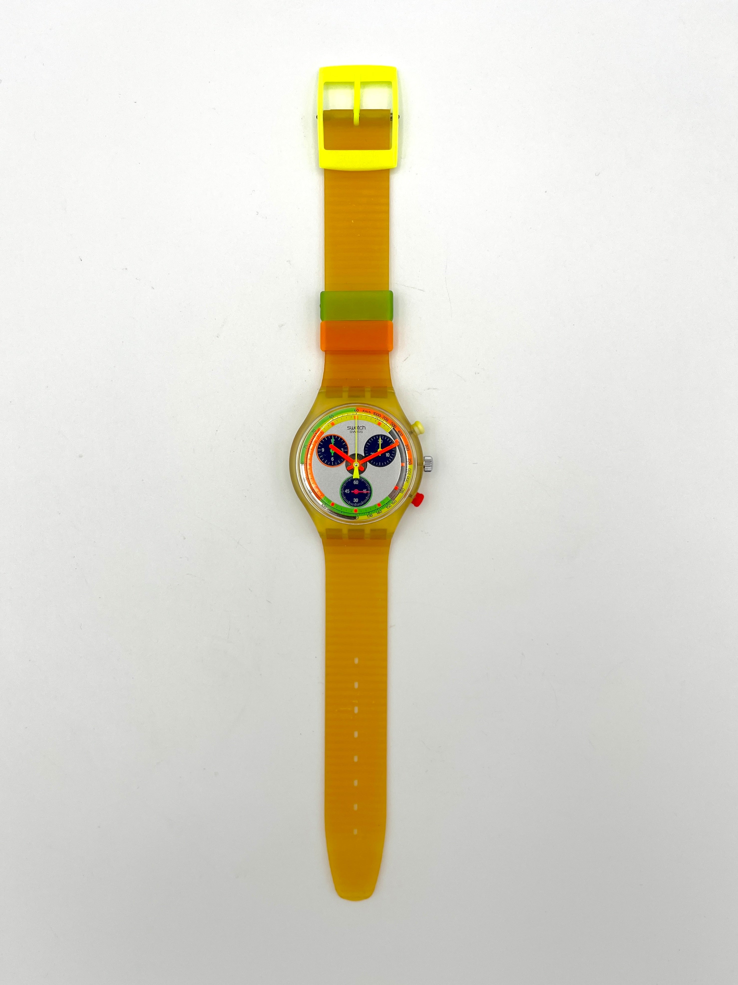 Swatch Chrono JELLY STAG SCK104 (1993) - new in box
