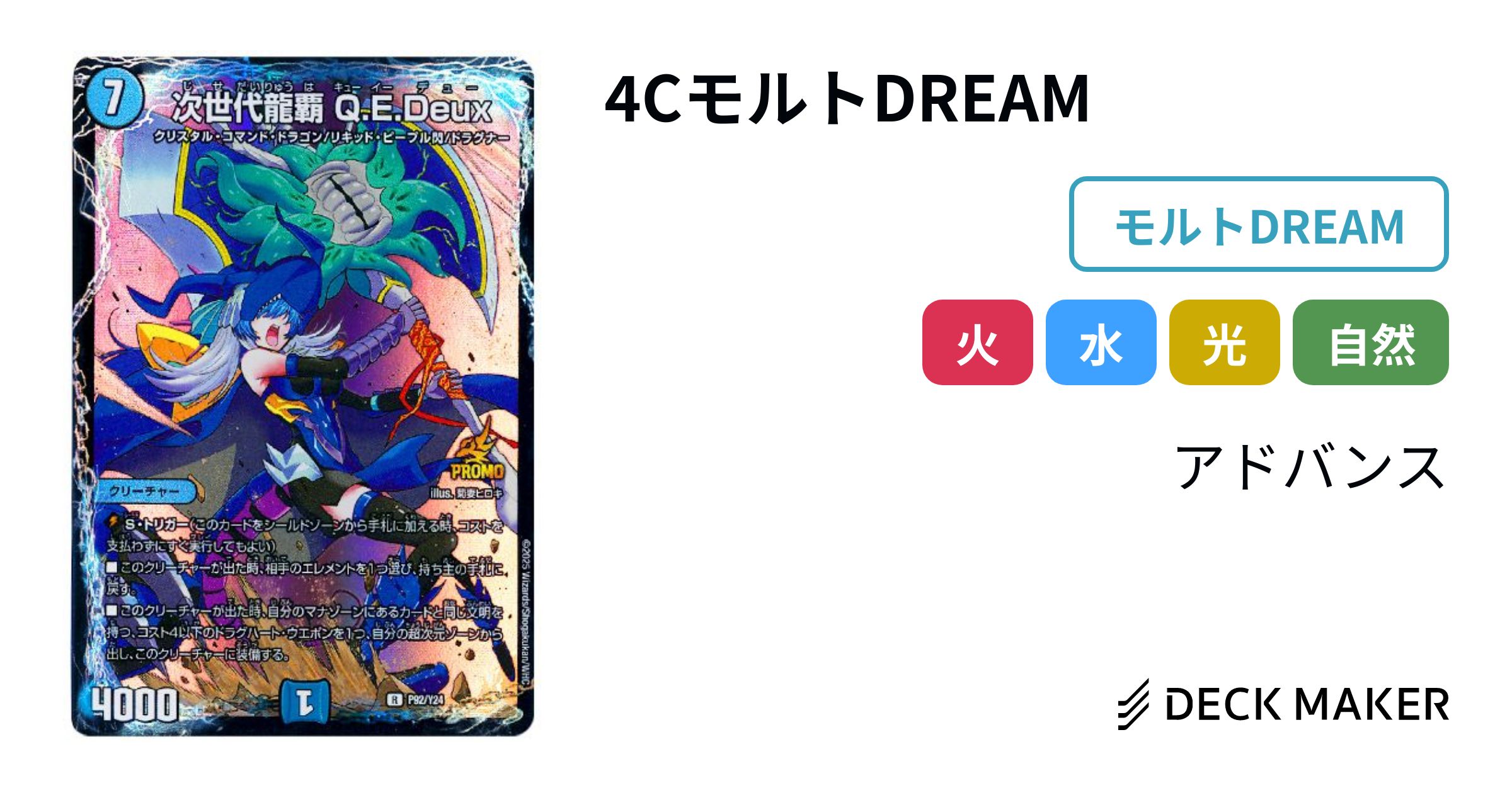 デュエルマスターズ 4CモルトDREAM デッキレシピ詳細 | ガチまとめ