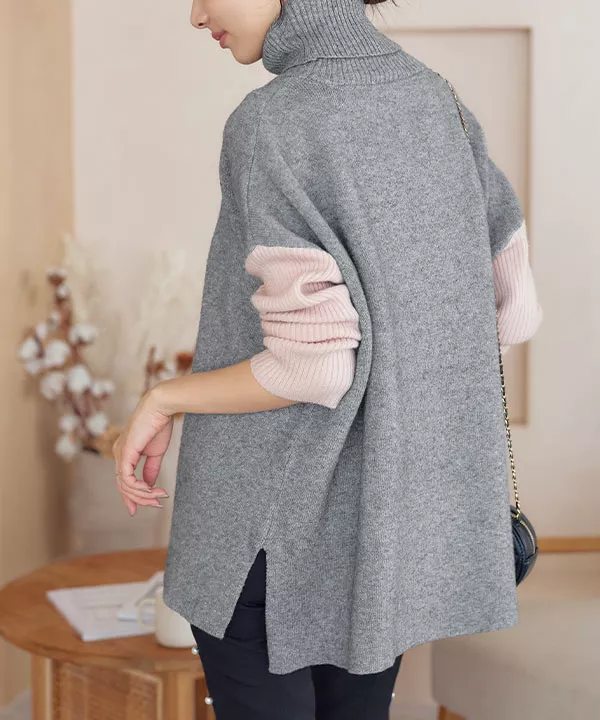 もっちりタートルカラーニット [C6938] - レディースファッション通販