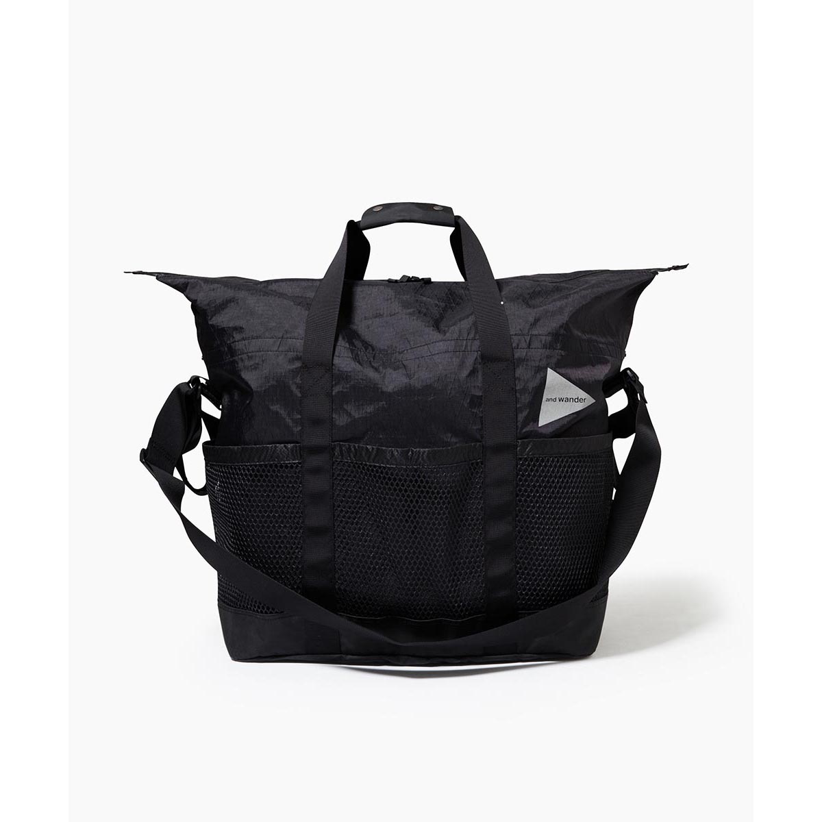 and wander / アンドワンダー | X-Pac 45L tote bag - Black | 通販