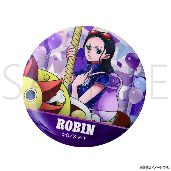 ONEPIECE ロビン BD缶バッチ セット ONE PIECE 輩?YAKARA? 缶バッジ 第