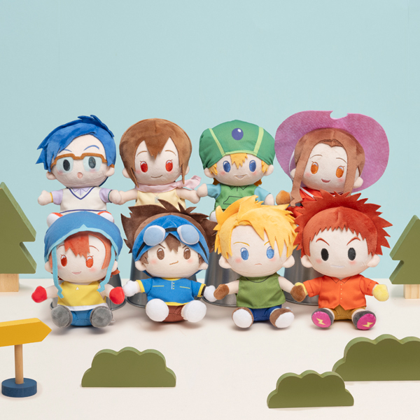 デジモンアドベンチャー02 ぬいぐるみ 6体セット 中国限定 デジモン