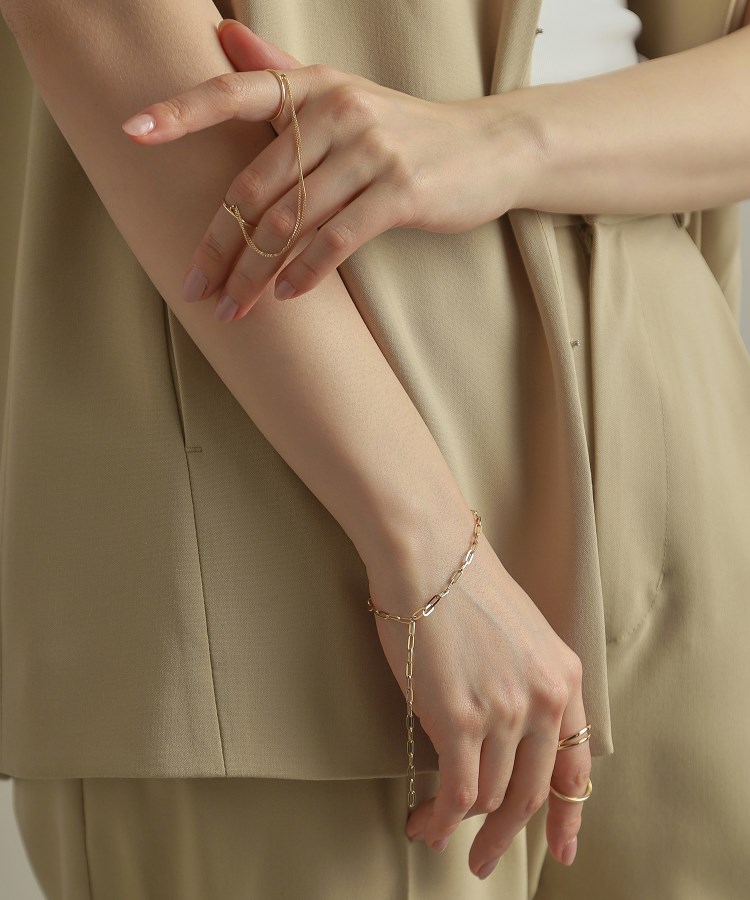 K10キヘイチェーンツイン リング（リング） | COCOSHNIK（ココシュ