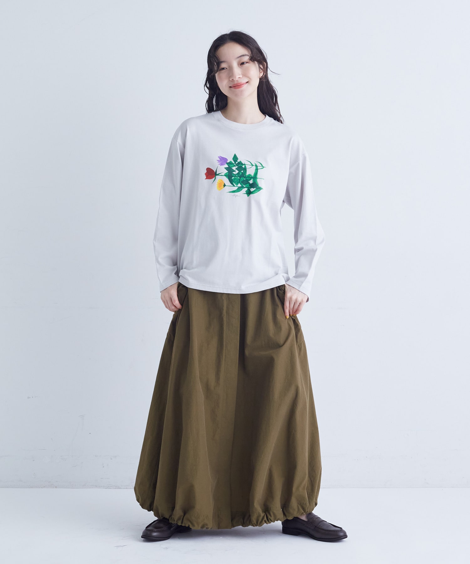 バルーンギャザースカート｜BIGI online store - ビギ オンラインストア