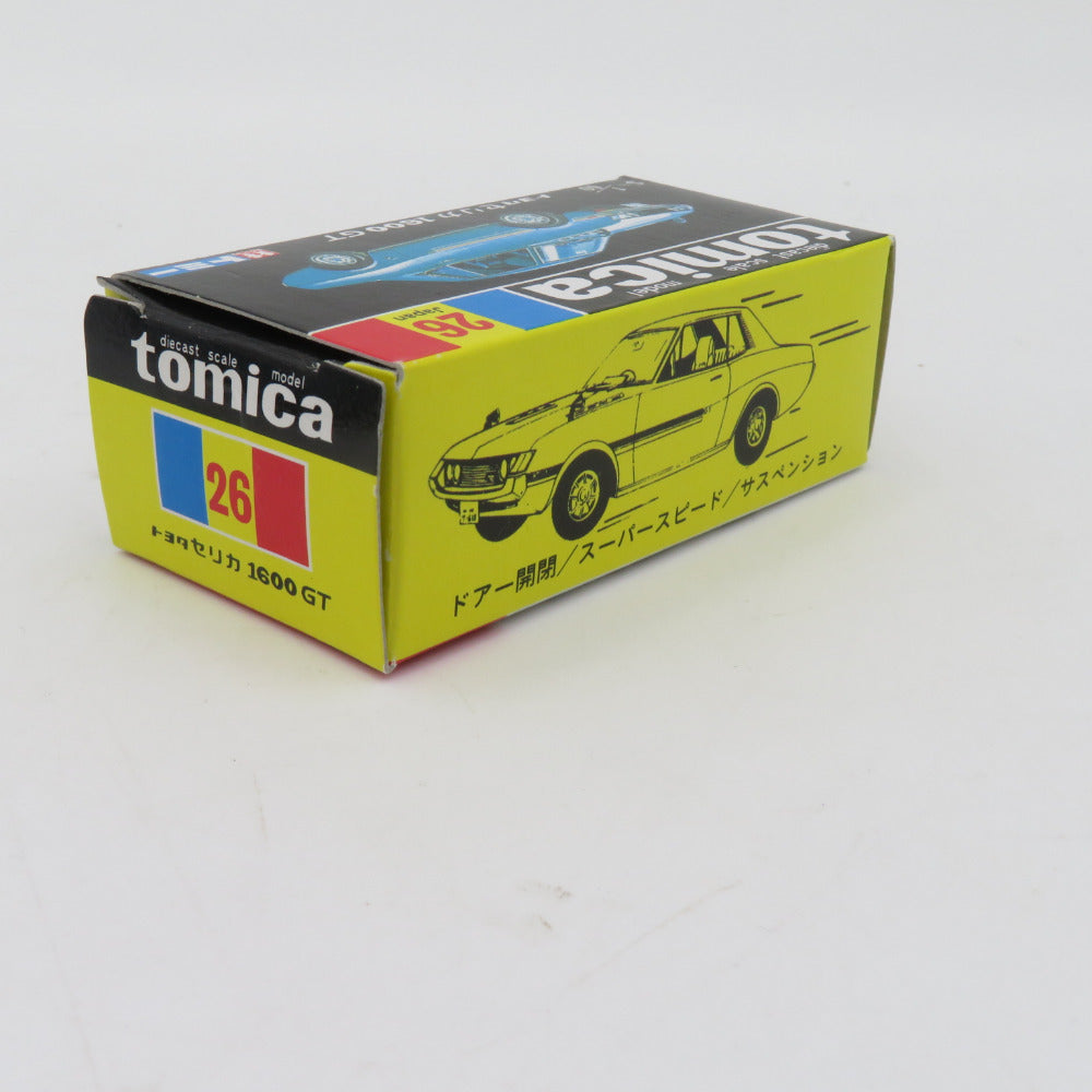復刻版トミカ黒箱 トヨタ セリカ 1600GT ブルー TOMICA トミカ 26