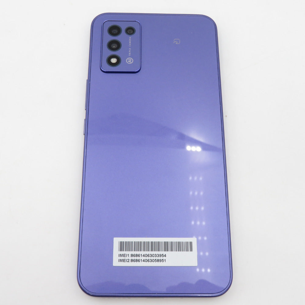 Androidスマホ Y!mobile Libero 5G III A202ZT パープル 6.67インチ