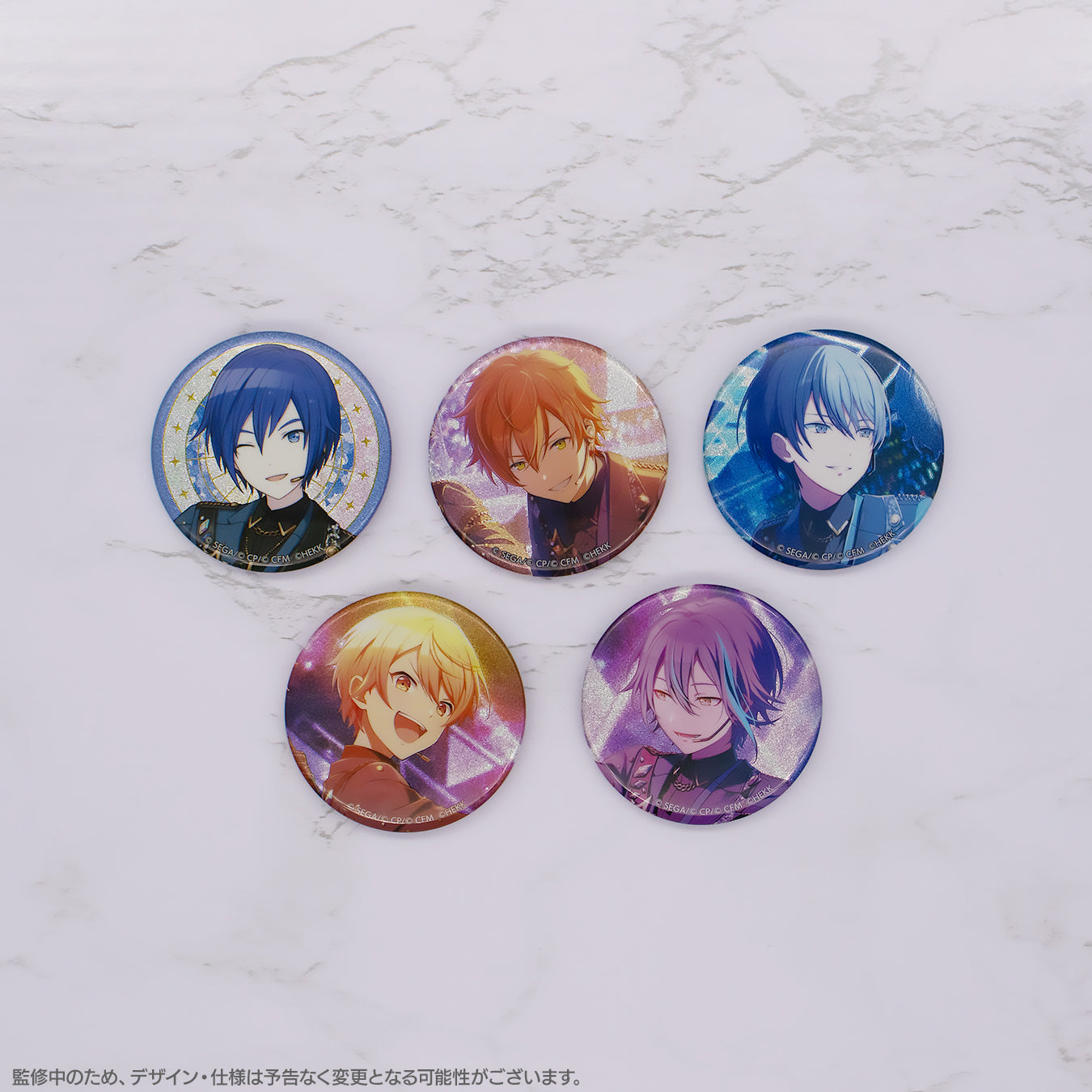 プロセカ 青柳冬弥 コネライ缶バッジ 3rd 4th あんスタコラボ プロセカ