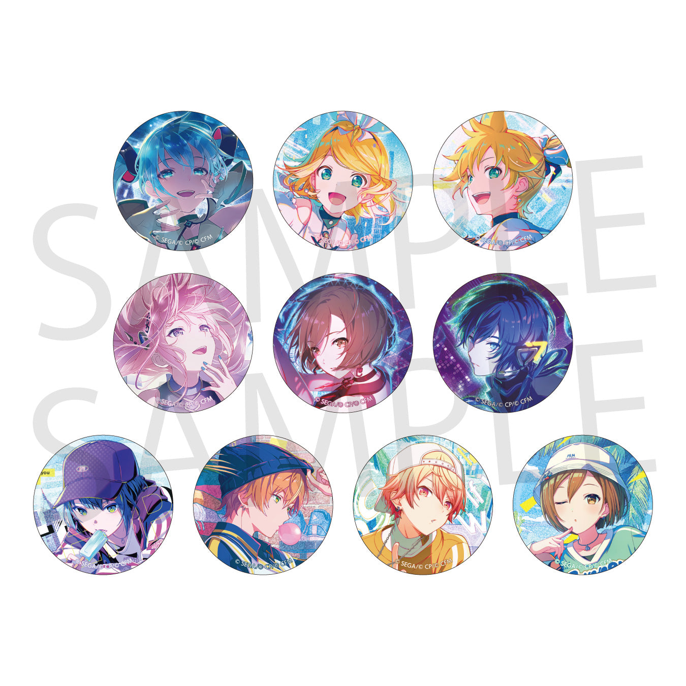 プロセカ 白石杏 缶バッジ まとめ売り 35点 46A 【予約商品