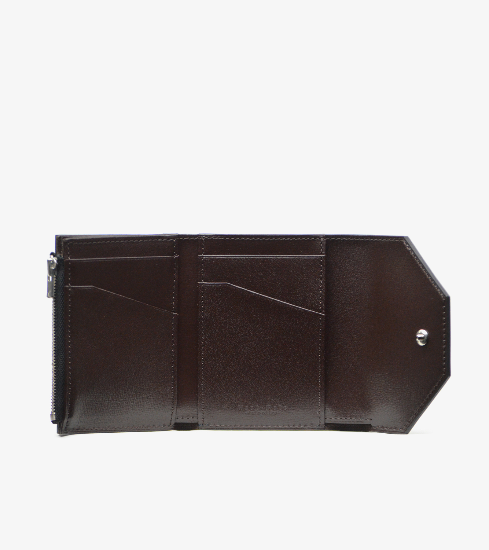 CORDOVAN COMPACT CLUTCH PURSE / THE WARMTHCRAFTS-MANUFACTURE