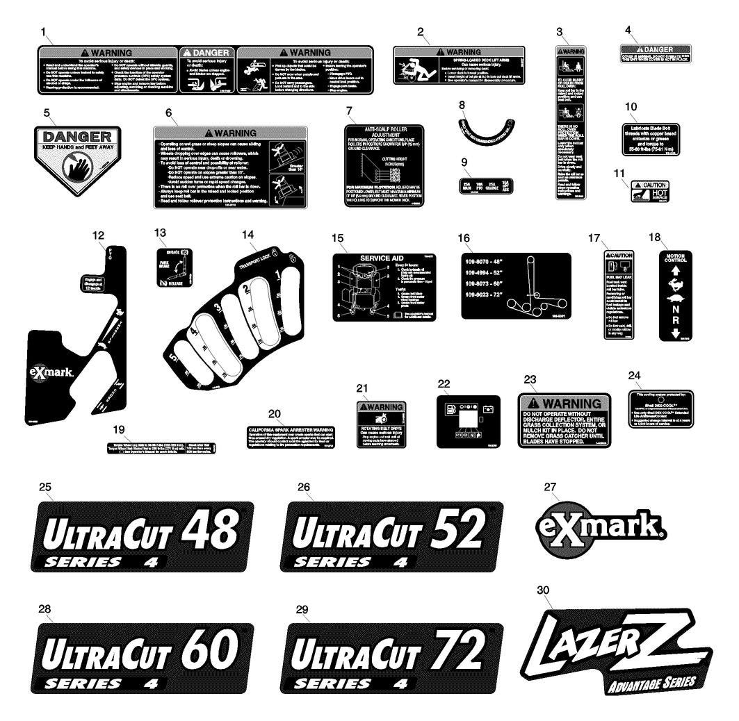 SN 790000-849999 - MN LZAS20KC484 - Lazer Z AS - Zero-Turn Parts