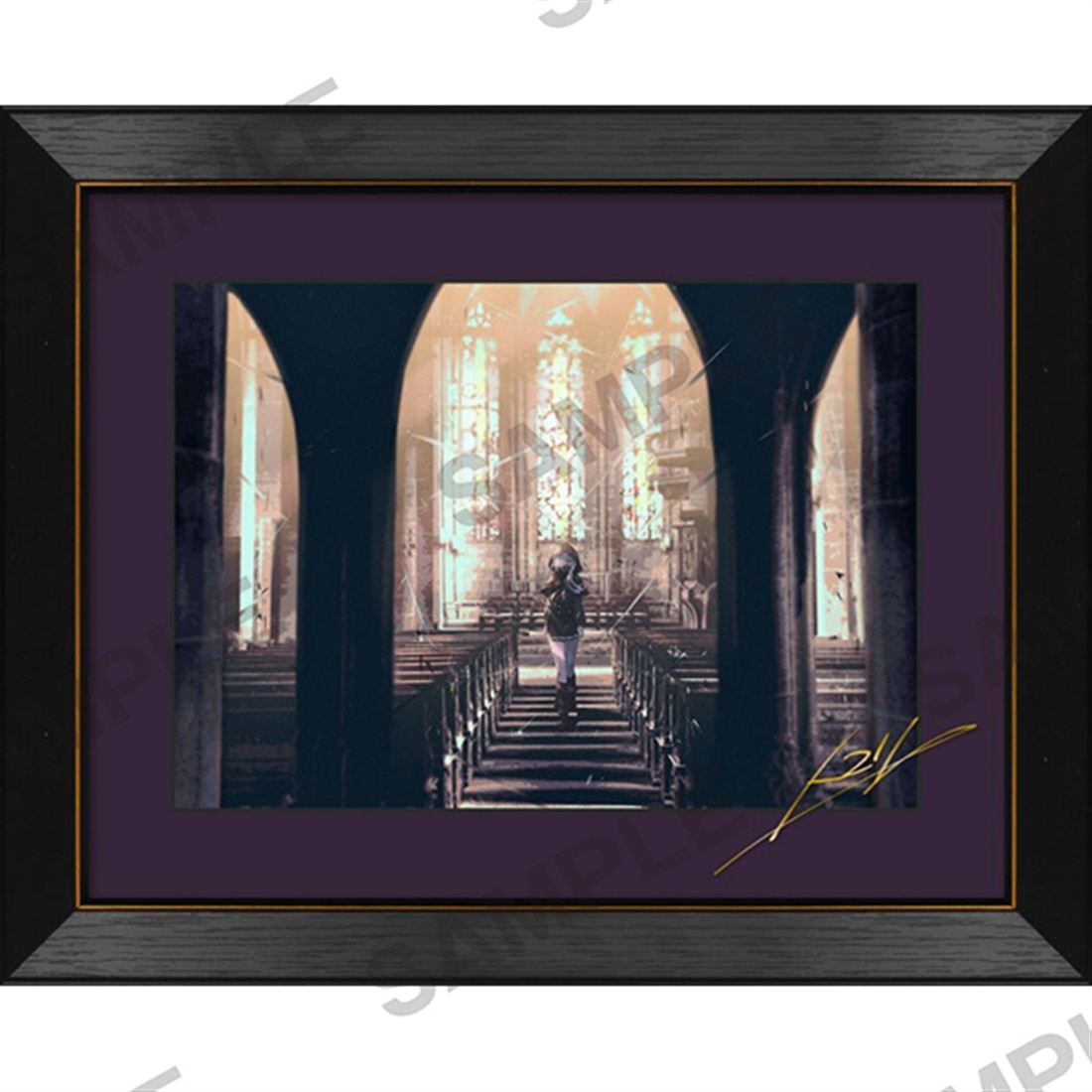 スパイ教室』5周年記念複製サイン入りキャラファイングラフ モニカ