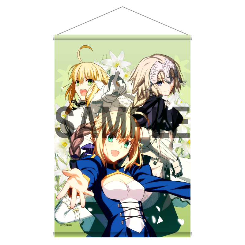 TYPE-MOONエース」表紙イラスト B2タペストリー 〈ネロ＆ジャンヌ