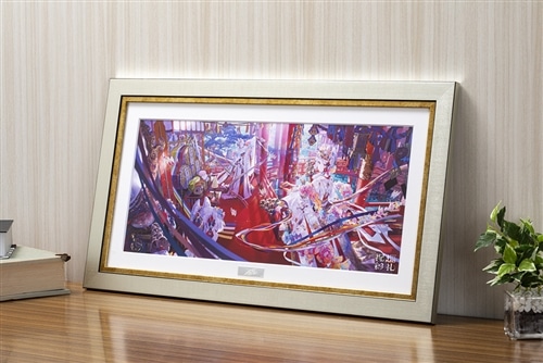 藤ちょこ 額装複製原画 『祝彩巡礼』カバーイラスト 長辺A3: その他