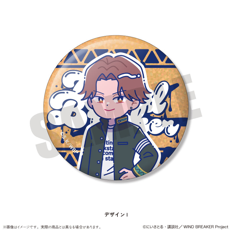 TVアニメ「WIND BREAKER」 にゅ〜とろ ホログラム缶バッジ – MENEGI