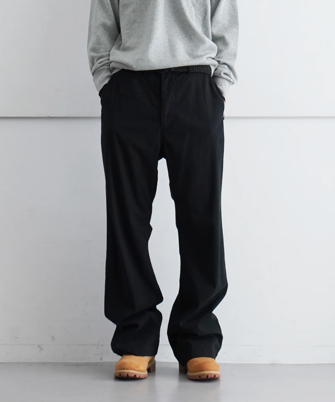 KAIKO【カイコー】The denim loose fit cotton gabardine 
