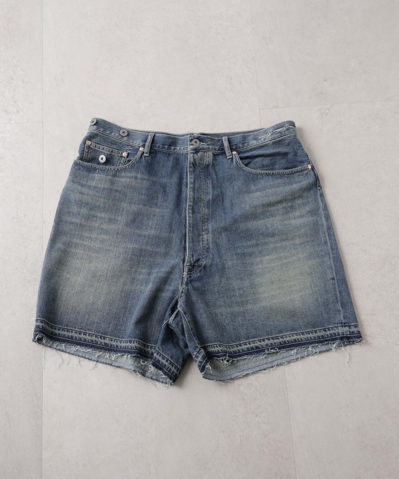 RhodolirioN / 5Pockets Huge Shorts - Denim