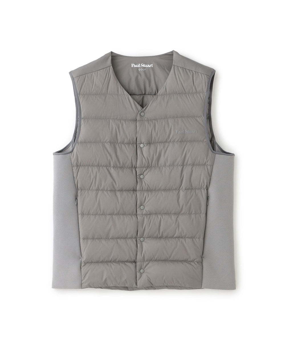 希少モデル! 美USED ANEW GOLF メンズ ダウンベスト グレー 希少モデル