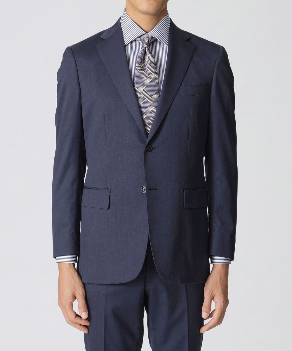 GLOBAL MODEL」Adjustable Fit ピンチェックハイストレッチスーツ