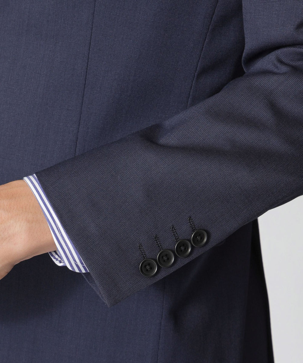 GLOBAL MODEL」Adjustable Fit ピンチェックハイストレッチスーツ