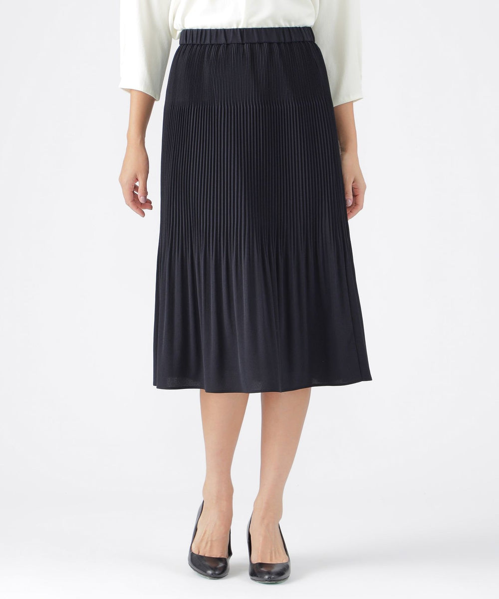 ウォッシャブル】【セットアップ対応】ストレッチドビープリーツ