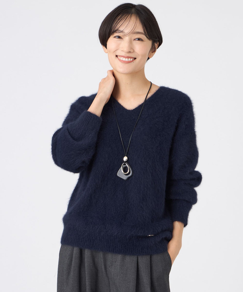 SANYO Style EDITION掲載】フォックスウールファーニットプルオーバー