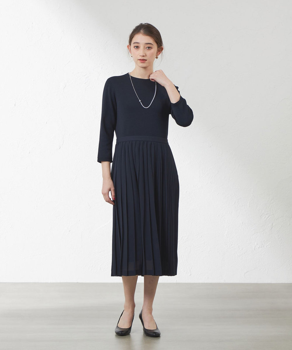 布帛コンビニットワンピワンピース(ワンピース)｜AMACA(アマカ)の