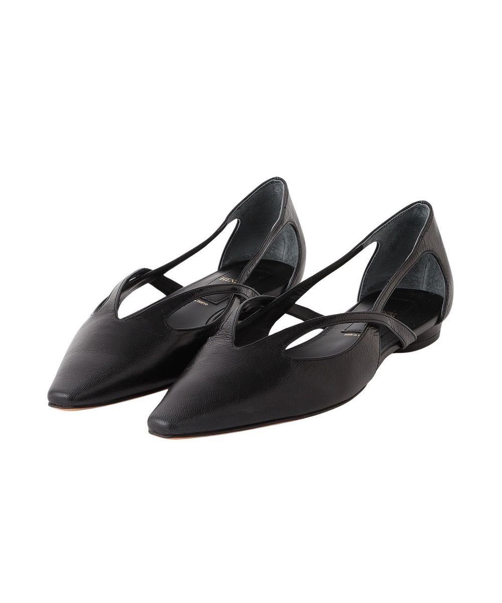 HENRI EN VARGO/ヘンリ エン ヴァーゴ】ポインテッドトゥパンプス