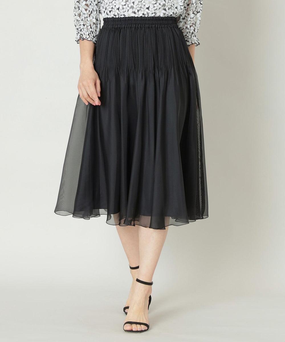 トランスパレントプリーツ スカート(スカート)｜TO BE CHIC(トゥー