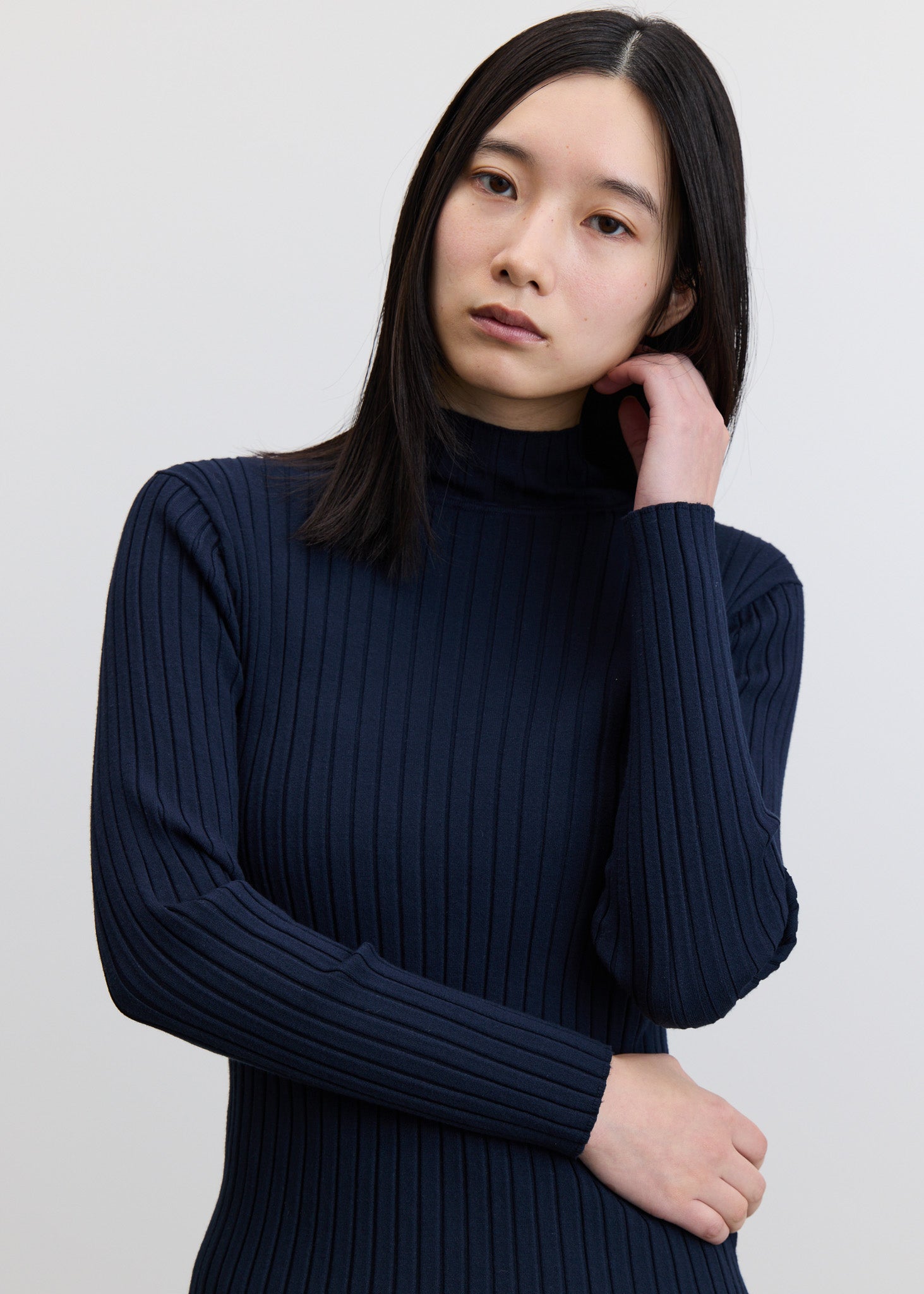 ワイドリブタートルネックニット - SOÉJU online store｜上質な大人の