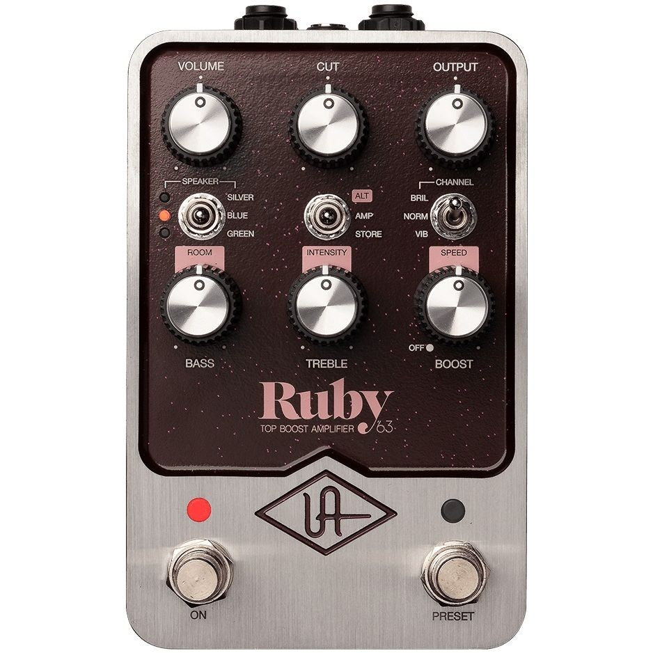 Universal Audio - UAFX Ruby '63 Top Boost Amplifier UA-GPM-RUBY