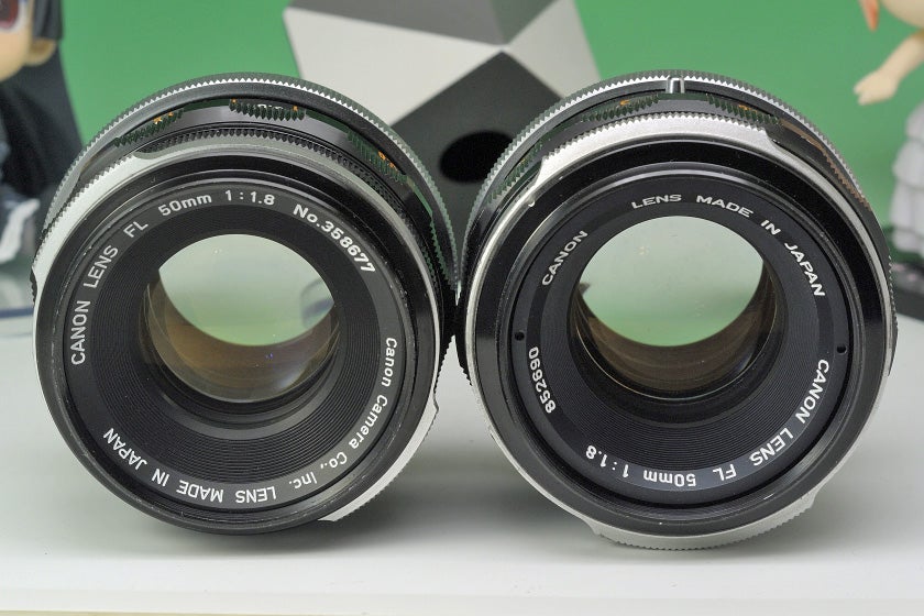 CANON FL 50mm F1.8 Ⅰ型（前期型）＆Ⅱ型（後期型） | ヨッシーハイム