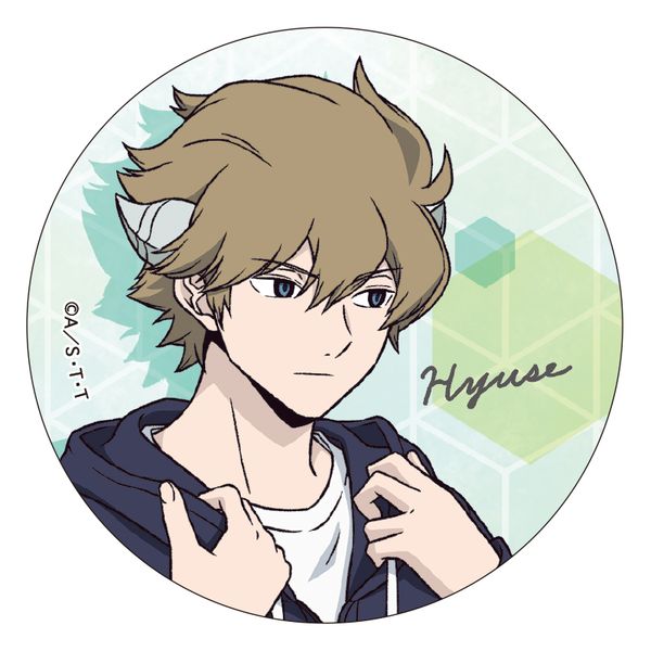 アパレル: ワールドトリガー 缶バッジ ヒュース: クラックス