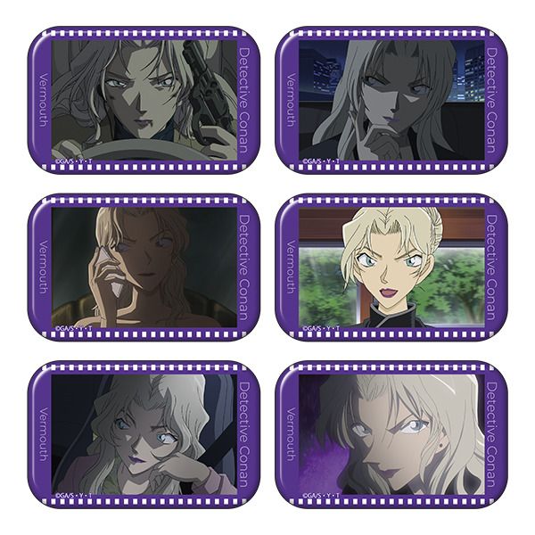 グッズ: 名探偵コナン スクエア缶バッジコレクション ベルモット