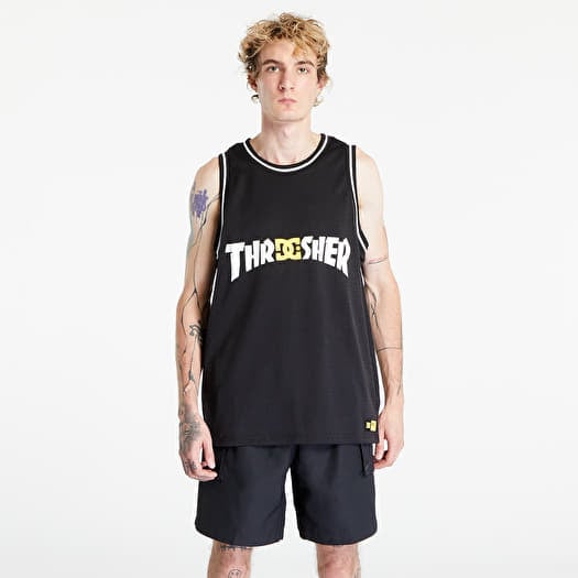 Jerseys DC x Thrasher Jersey Black (ADYKT03224-KVJ0) | Footshop