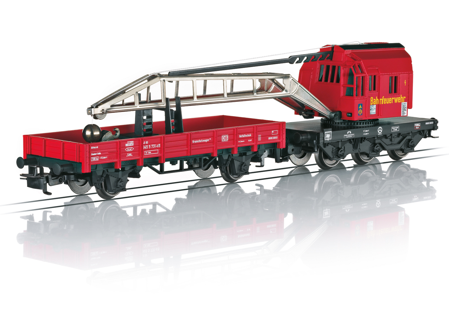 Fire Department Recovery Crane Car Set | Maerklin US