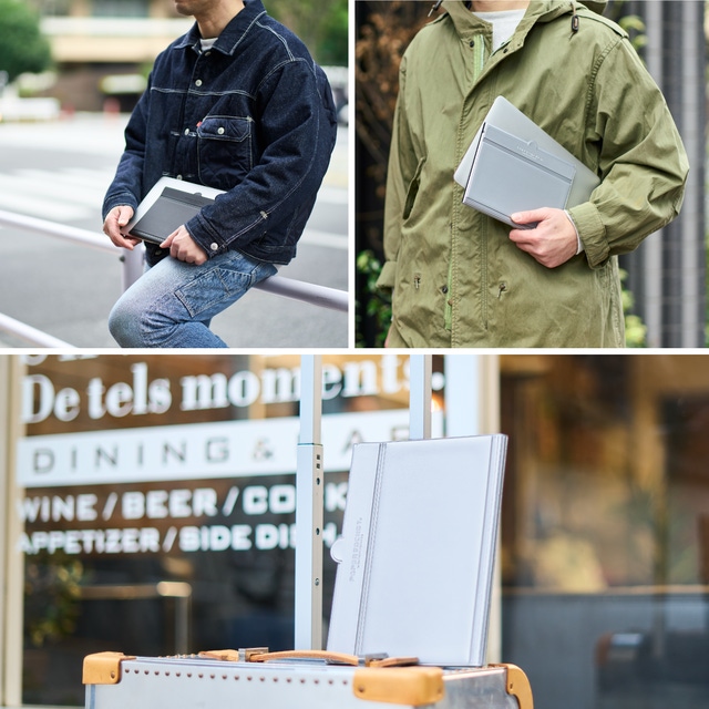 A3もA4も、好きな紙をミニマルに携帯。ノートを超えるペーパー