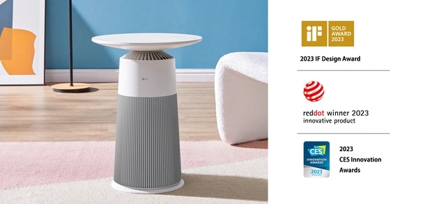お部屋と暮らしに馴染む、テーブル型空気清浄機『LG AeroFurniture
