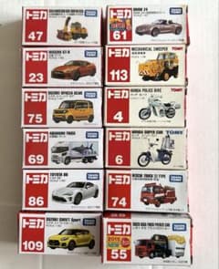 トミカ 新品・使用品混在 まとめ売り 12台 除雪車 白バイ カブ 救急