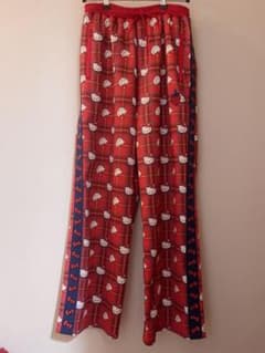 HEIHEI ハローキティ トラックパンツ ジャージ タータンチェック 赤