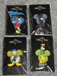 キングダムハーツ ディズニー ロフト ピンズ 4種類セット - メルカリ