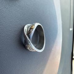 あるじゃん AG FACTORY シルバーリング ツイストクロスデザイン - メルカリ