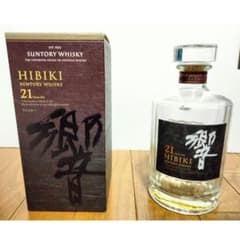 未洗浄】「サントリー 響 21年」空き瓶・箱 - メルカリ