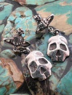 Vivienne Westwood silver925 オーブ×スカル ピアス - メルカリ