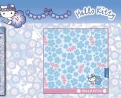 ご当地限定 ハローキティ ネモフィラ ハンカチ タオル サンリオ ひたち