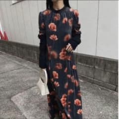Ameri VINTAGE MILA VELOUR CUT DRESS［M］ - メルカリ