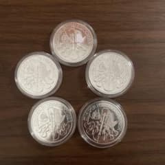 2013年 オーストリア「ウィーン・フィルハーモニー」1オンス 銀貨5枚