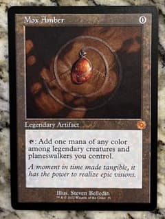 MTG】モックス・アンバー / Mox Amber（旧枠・英語版） - メルカリ