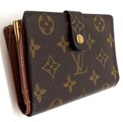 ルイヴィトン モノグラム ビエ ヴィエノワ がま口 折り財布 B32 - メルカリ