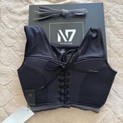 N7 レースアップスポーツブラ ブラック N7 sports bra - メルカリ